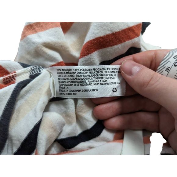 Universal Thread Women's Striped Print Round Neck Tank Top - Size S - Picture 4 of 4